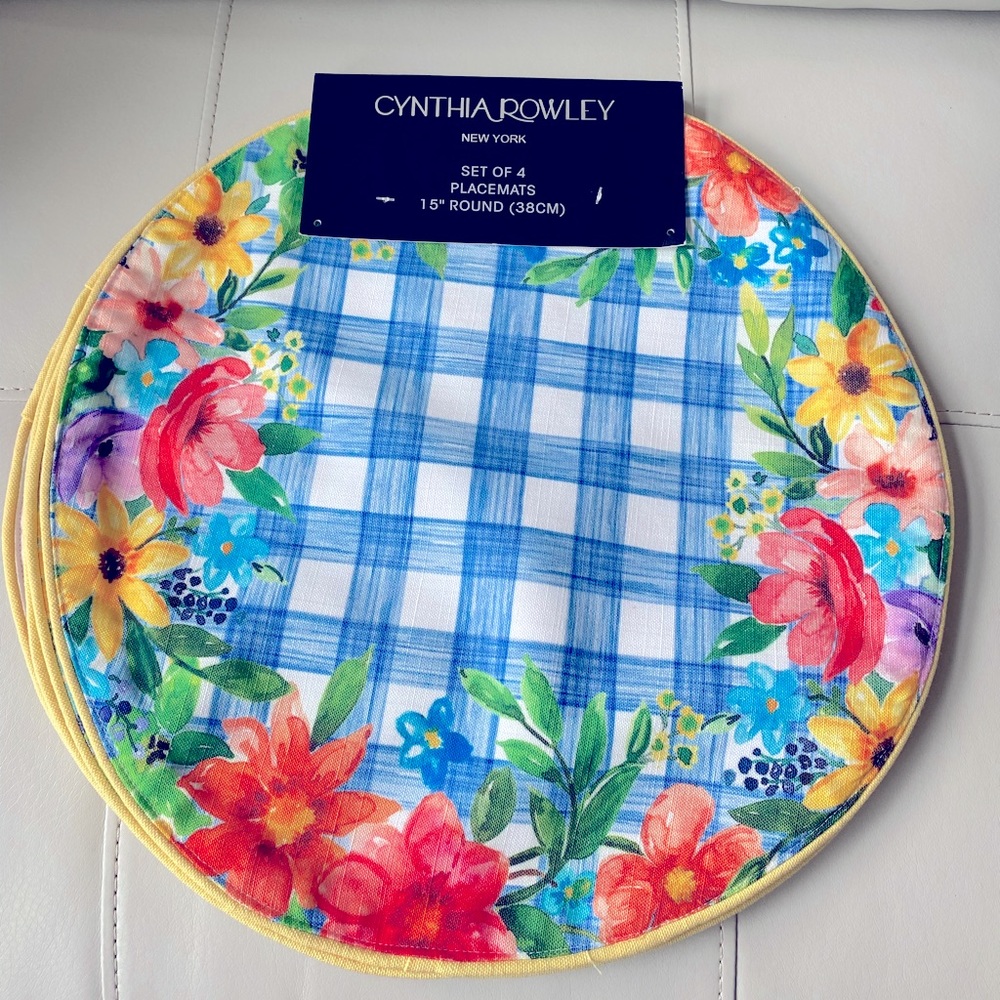 Cynthia Rowley Border Icon Placemats - Thumbnail 4
